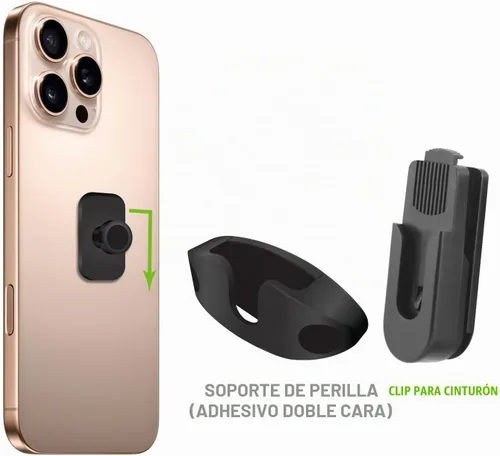 Vista 5 de Cellet Clip giratorio universal para cinturón para soporte de automóvil, compatible con GPS para Apple iPhone 14 Pro Max Plus 13 12 11 iPad, iPods