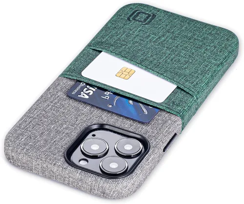 Vista 11 de Dockem Funda tipo cartera para iPhone 13 con placa metálica integrada para montaje magnético y 2 bolsillos para tarjetas de crédito: Luxe M2, piel