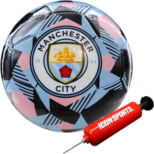 Vista 9 de Icon Sports Official Manchester City FC Soccer Ball