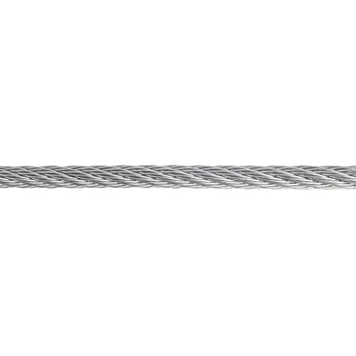Vista 2 de Cable semi-flexible de acero inoxidable de 1/4" 7x7 T304, multiusos - carrete de 1,000 pies