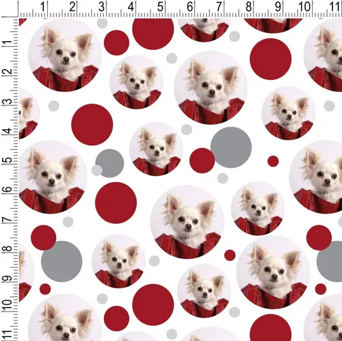 Vista 2 de GRAPHICS & MORE Chihuahua Puppy Dog in Bag - Rollo de papel de regalo