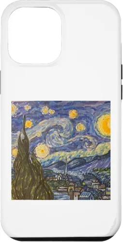 Vista 6 de Funda para iPhone 14 Starry Night Noche Estrellada Vincen Van Gogh Pintura famosa