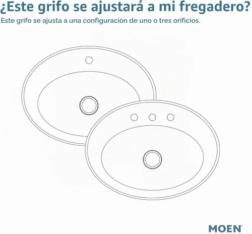 Vista 5 de Moen Align Grifo de Baño Moderno de Una Manija Oro Cepillado con Conjunto de Drenaje y Placa de Cubierta Opcional, Grifo de Lavabo de Baño de Un
