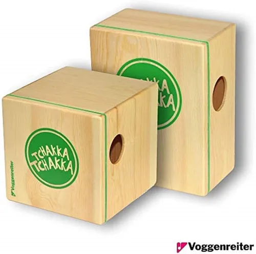 Vista 3 de VOLT KazooJon Cube Mini Cajon Bongo Kazoo instrumento de percusión de madera