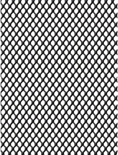 Vista 8 de Malla Universal de Plata de 40"x13" para Parrilla de Auto - Rejilla de Aleación de Aluminio para Vehículo, Agujeros Rómbicos de 1x2mm