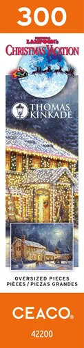 Vista 8 de Ceaco - Thomas Kinkade - Películas de vacaciones - National Lampoons Christmas Vacation - Rompecabezas de 300 piezas