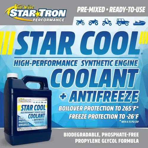 Vista 3 de STAR BRITE Star-Cool Premium - Refrigerante sintético PG para motor, 64 onzas (033264)