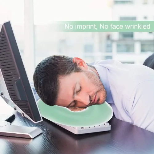 Vista 5 de Almohada de silicona suave para masaje, almohada para relajar la cara, reposacabezas, spa, salón de belleza, cuidado de la piel, superposición