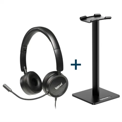 Vista 2 de Auriculares con Micrófono iggual IGG317075+IGG318058