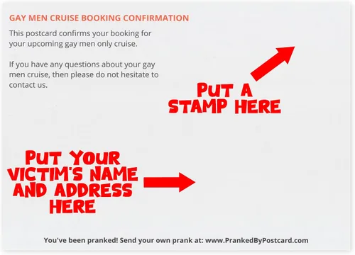 Vista 6 de Crazy Novelty Guy Paquete de 12 tarjetas postales de broma variadas – 12 postales de broma diferentes – Bromas chistes bromas venganza correo