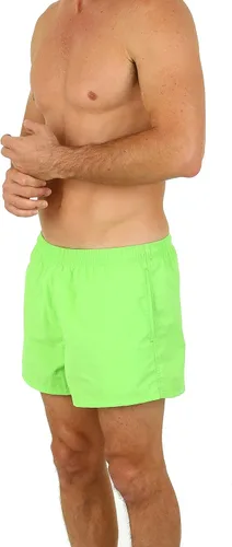 Vista 3 de Traje de baño básico para hombre, Negro, S