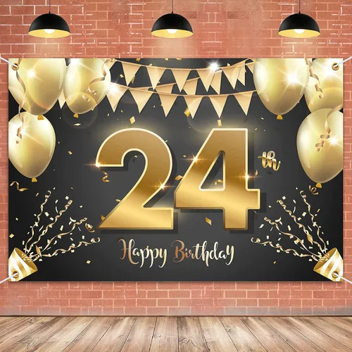 Vista 25 de HAMIGAR Fondo de pancarta de feliz cumpleaños número 10 de 6 x 4 pies, decoraciones de cumpleaños de 10 años, suministros de fiesta para niñas
