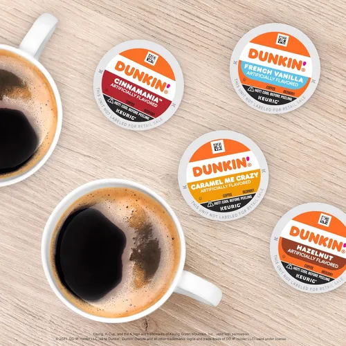 Vista 4 de Dunkin' Paquete variado de café de sabor mixto, 60 cápsulas Keurig K-Cup