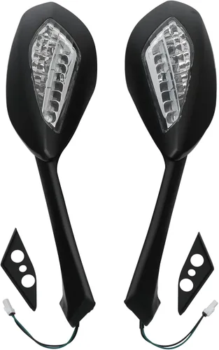 Vista 10 de SLMOTO Retrovisores LED integrados para Suzuki Katana GSXR 600 750 1000 04-16 600RR 03-19 CBR 600 F4i 01-07