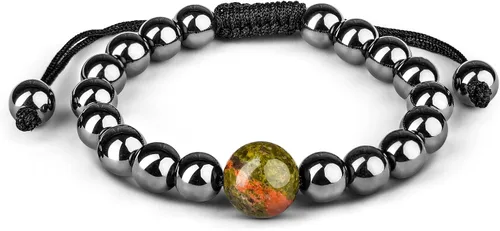 Vista 35 de Pulseras de cristal curativo para mujeres y hombres, espiritual, energía positiva y equilibrio, pulseras de cuentas de cristal natural hechas a mano
