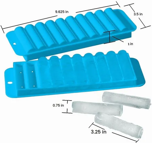 Vista 3 de 4 Hieleras de tubito para botellas de agua, juego de 2 Pzas
