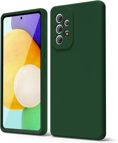 Vista 252 de oakxco Funda para teléfono Samsung Galaxy A12 con agarre de silicona líquida, linda delgada fina suave cubierta de gel de goma TPU lisa para mujeres