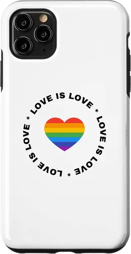Vista 11 de iPhone 15 LGBTQ Community Lesbian Gay Bi Trans Love Is Love Culture Case
