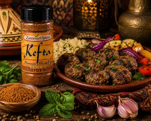 Vista 3 de Kefta - Especia marroquí de albóndigas 2.0 oz - Zamouri Spices
