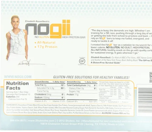 Vista 2 de High Protein Nutritional Bar, Chocolate Mint, 12 Count