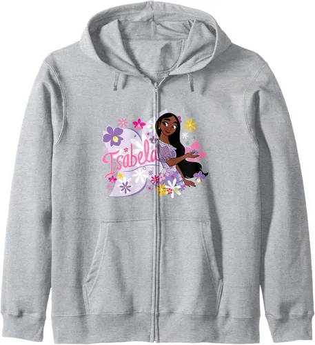 Vista 3 de Encanto - Sudadera con capucha Isabela Zip, Negro