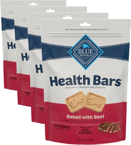 Vista 23 de Blue Buffalo Health Bars - Mini galletas para perros con huevo y queso