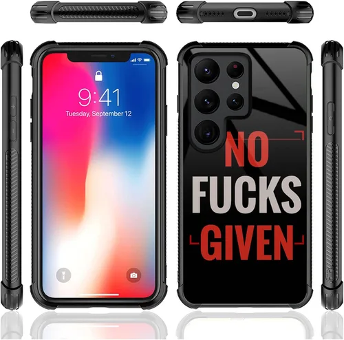 Vista 5 de CARLOCA Funda compatible con Samsung Galaxy S22 Ultra, diseño de humor para adultos, diseño de patrón de humor para niñas y niños, a prueba