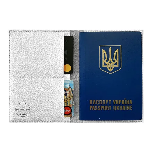 Vista 3 de Summer passport holder for women - Mom with Daughter and Son, Eco Leather Wallet Organizer, Personalized Cover for documents