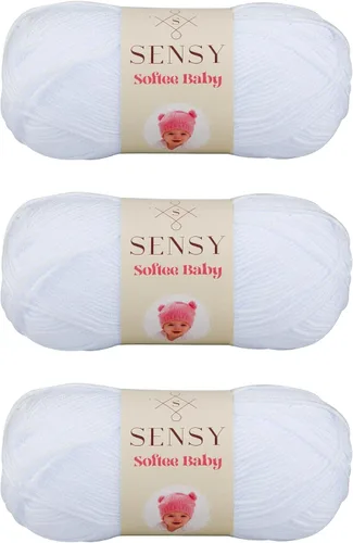 Vista 32 de Sensy Softee Hilo para Bebé, 3.5 oz, 275 yardas, Gauge 3 Light (Almendra)
