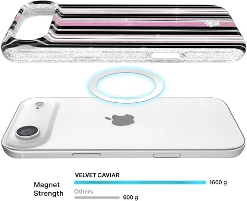Vista 873 de VELVET CAVIAR Funda para iPhone 15, compatible con MagSafe, probada contra caídas de 10 pies, fundas protectoras de diseño, leopardo color rosa