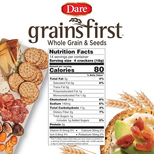 Vista 7 de Dare Grainsfirst Crackers, paquetes de 7.3 onzas (paquete de 12)