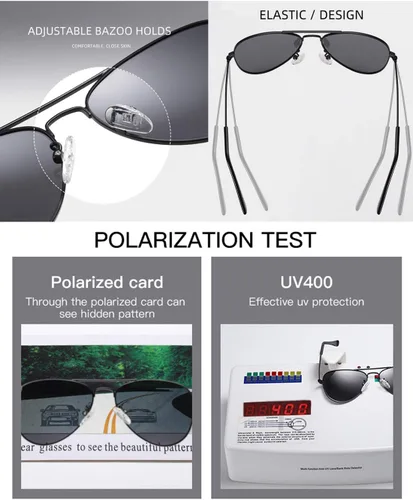 Vista 4 de COASION Gafas de sol de aviador pequeñas polarizadas clásicas para niños, bebés, niñas y niños de 2 a 10 años, 1.969in