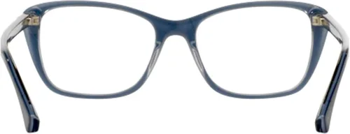 Vista 5 de Emporio Armani - Lentes EA3083 - 5517 azul claro Whisteria malva malva transparente con lente de demostración transparente de 2126in Whisteria