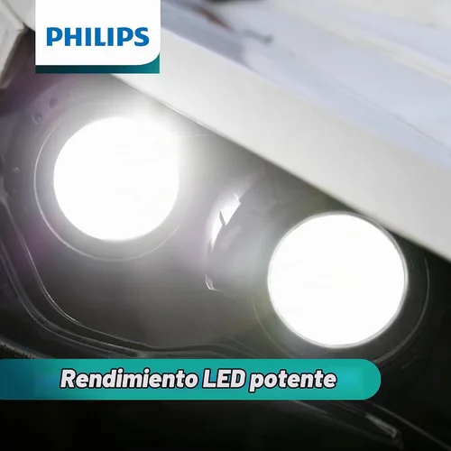 Vista 4 de [Usado] Philips UltinonSport H1 - Bombilla LED para faros antiniebla y deportes de motor, paquete de 2 Transparente
