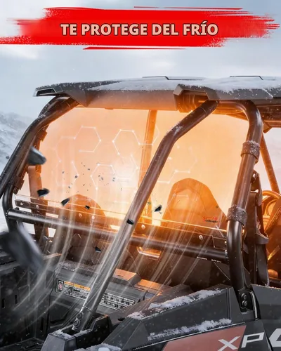 Vista 2 de StarknightMT 14-23 RZR XP - Parabrisas trasero resistente al agua