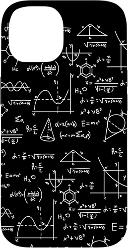 Vista 4 de Funda de regalo divertida para iPhone 16 con fórmula de matemáticas para profesor de matemáticas