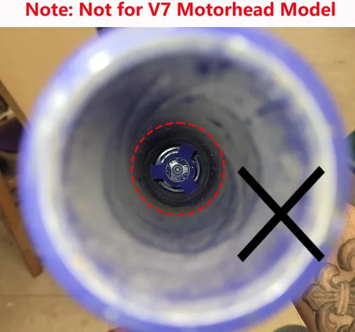 Vista 2 de Repuesto de barra de rodillo para Dyson V6 (4 puntas y sin tornillo) For Older V7 Models (Not for V7 Motorhead) Cordless Cleaner Part, 966821-01