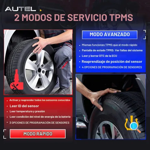 Vista 8 de Autel MaxiTPMS TS508WF TPMS herramienta de programación, WiFi Ver. de TS508 TS501 Pro 2026 Relearn Tool New of TS601 TS408S, Activate/Relearn All