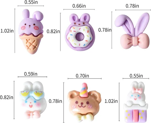 Vista 6 de Cute Croc Charms for Girls Shoe Charms Decoration Peace Sandals Accessorie
