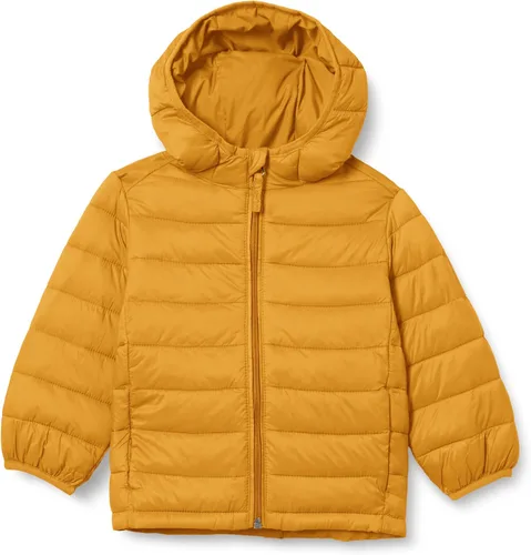 Vista 14 de Amazon Essentials Chaqueta acolchada ligera y resistente al agua con capucha para niños y niños pequeños Negro