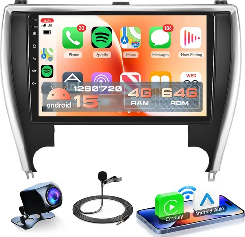 Vista 11 de 4Core 4G+128G Android 15 Radio estéreo para automóvil para Toyota Camry 1996-2001, para Toyota Mark 1997-2002, Rimoody Carplay Andorid auto 9