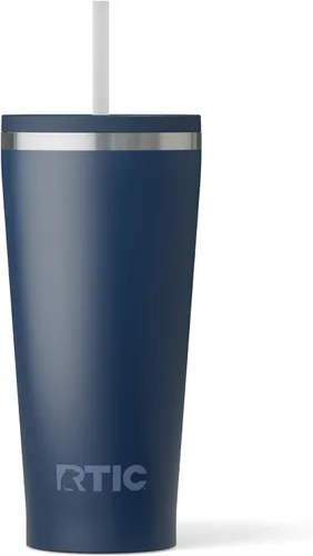 Vista 27 de RTIC Vaso Térmico Diario de 20 onzas de Acero Inoxidable Portátil con Aislamiento, Taza de Café de Viaje con Pajita, Forro de Cerámica, Tapa