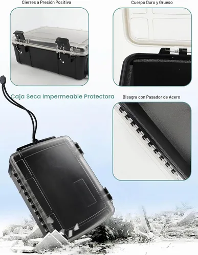 Vista 6 de Avlcoaky - Caja impermeable grande para kayak, bote