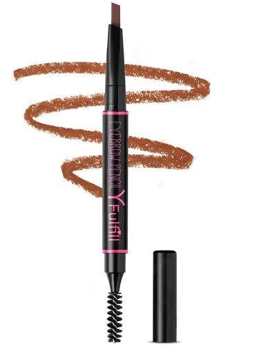Vista 14 de Yfulfill Lápiz de Cejas Negro - Lápices de Cejas Impermeables para Mujeres Waterproof Eye Brow Pencil Black Color for Naturally Black Hair.