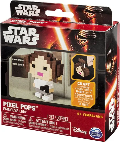Vista 2 de Star Wars Pixel Pops - Figura de acción de Leia Episodio IV