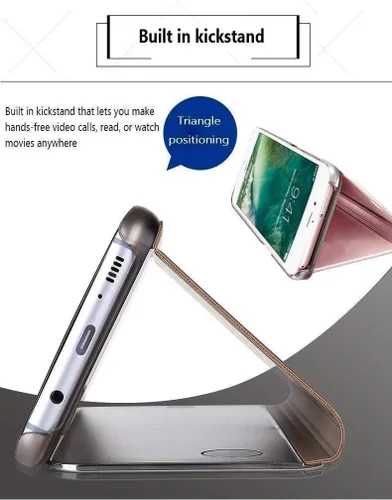 Vista 3 de EMAXELER - Funda para Xiaomi Redmi Note 9, elegante espejo chapado en espejo, reflejo protector de cuerpo completo, ultradelgado, duro