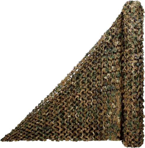 Vista 14 de WINWAY - Red de camuflaje en rollo a granel, malla para sombrilla, ideal para caza, tiro, decoración de fiesta con tema militar Desert Camo