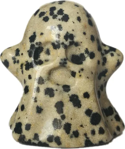 Vista 4 de Estatua de fantasma de sodalita, piedra preciosa tallada a mano de 1.18 pulgadas, piedra de cristal curativa Reiki para decoración de fiesta