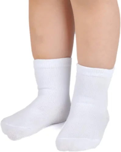 Vista 8 de EPEIUS Calcetines de bebé con empuñaduras para bebés y niños pequeños, calcetines antideslizantes de 6/12 pares