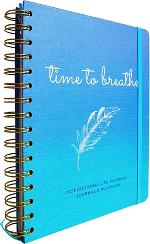 Vista 2 de Time to Breathe - Planificador inspirador, diario y libro de jugadas – Aumenta tu productividad a través de una acción inspirada – te mantiene